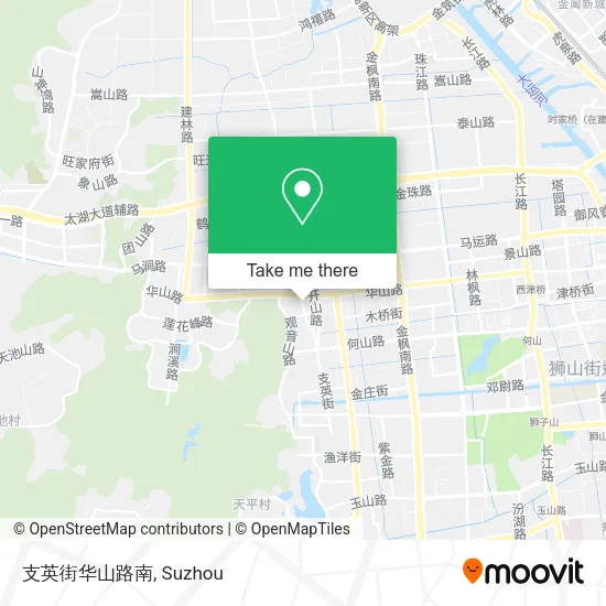 支英街华山路南 map
