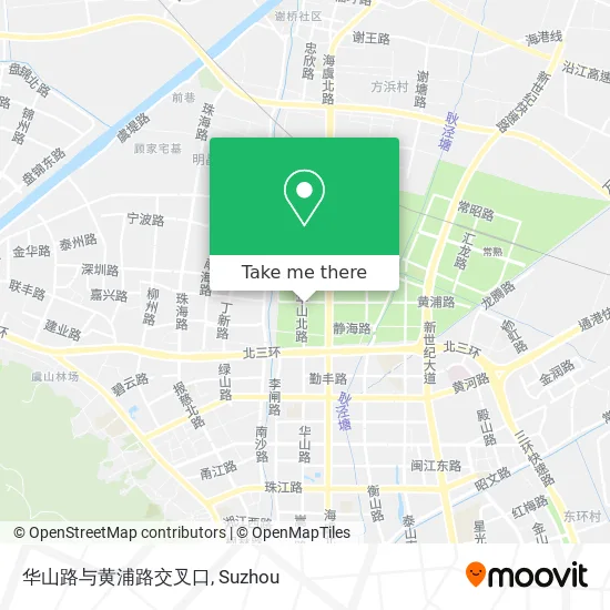 华山路与黄浦路交叉口 map