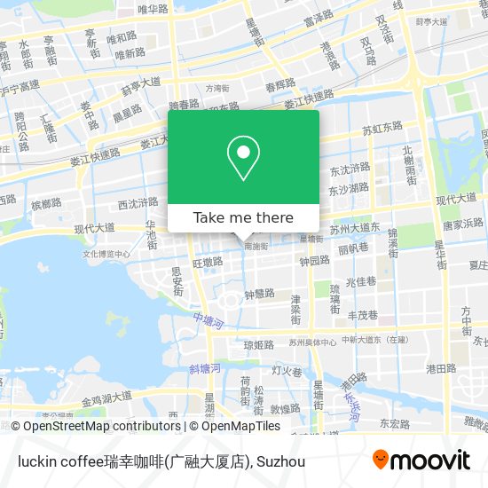 luckin coffee瑞幸咖啡(广融大厦店) map