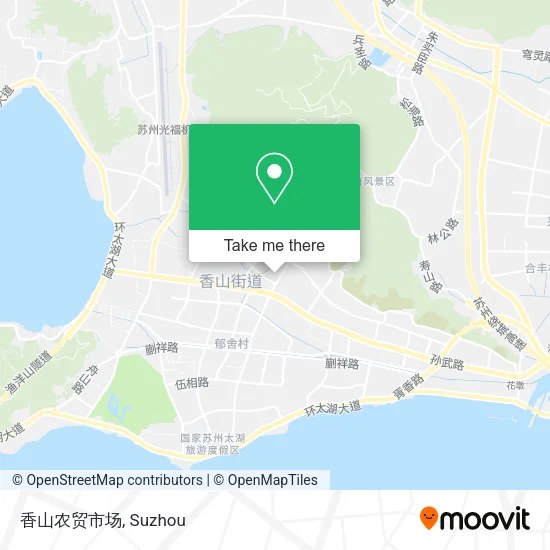 香山农贸市场 map