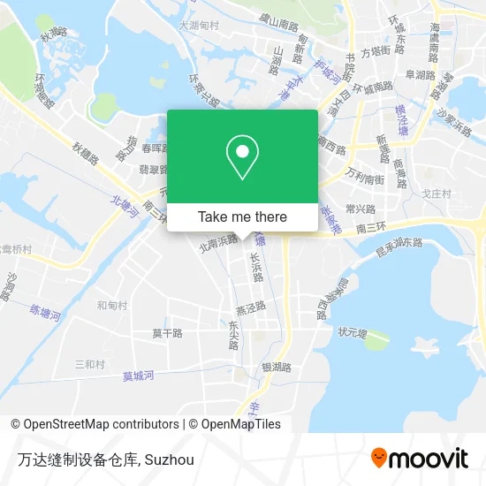 万达缝制设备仓库 map