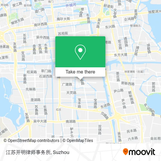 江苏开明律师事务所 map
