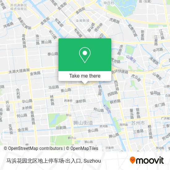 马浜花园北区地上停车场-出入口 map