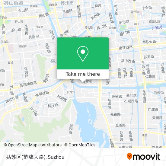姑苏区(范成大路) map