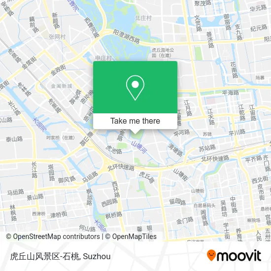 虎丘山风景区-石桃 map