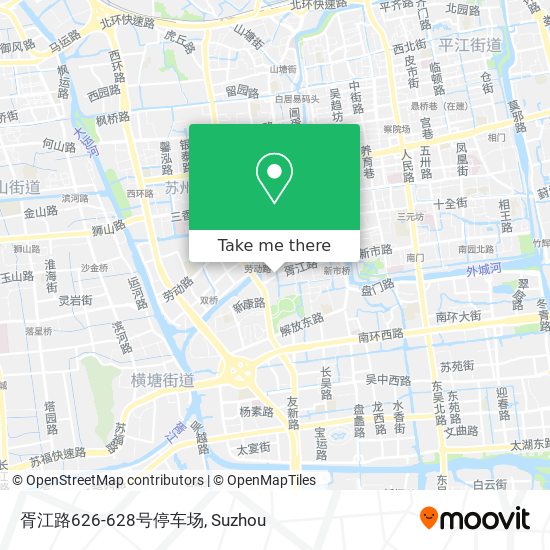 胥江路626-628号停车场 map