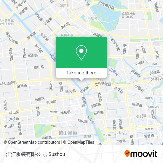 汇江服装有限公司 map