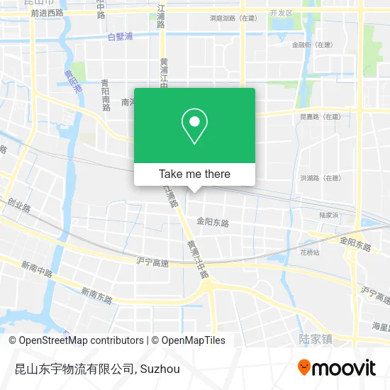 昆山东宇物流有限公司 map