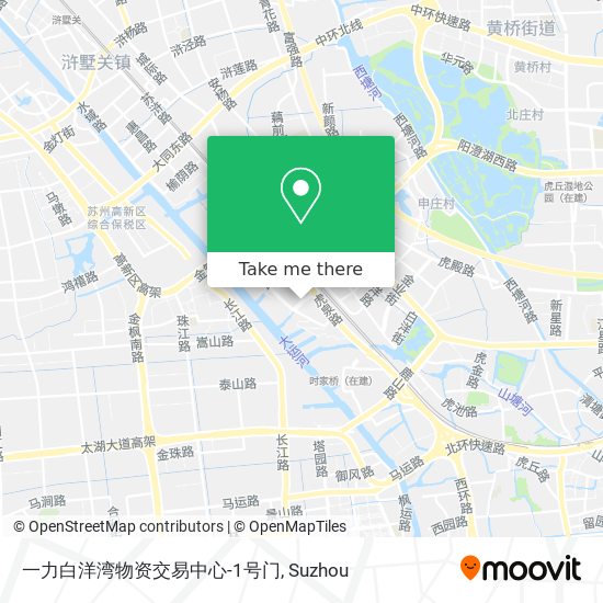 一力白洋湾物资交易中心-1号门 map