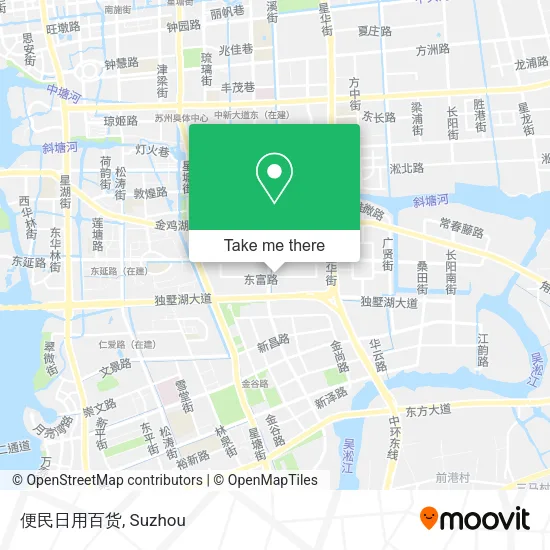 便民日用百货 map