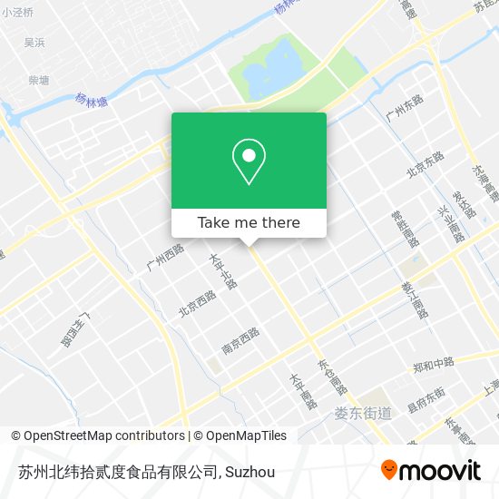 苏州北纬拾贰度食品有限公司 map