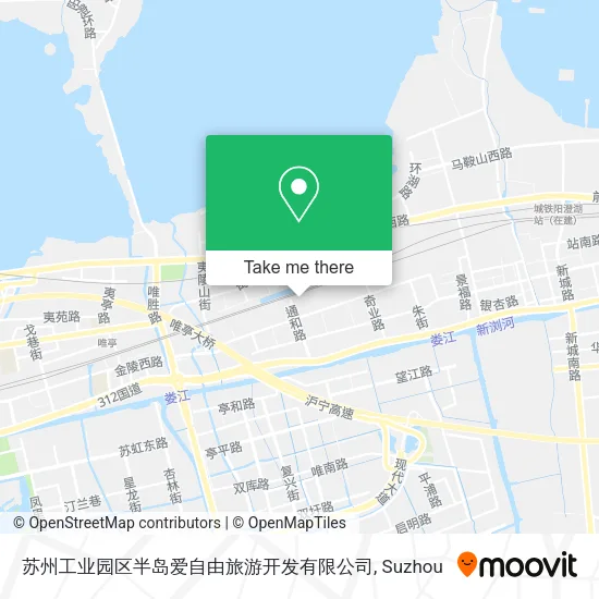 苏州工业园区半岛爱自由旅游开发有限公司 map