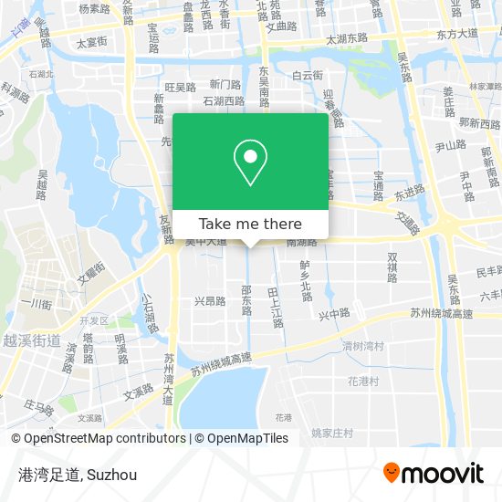 港湾足道 map