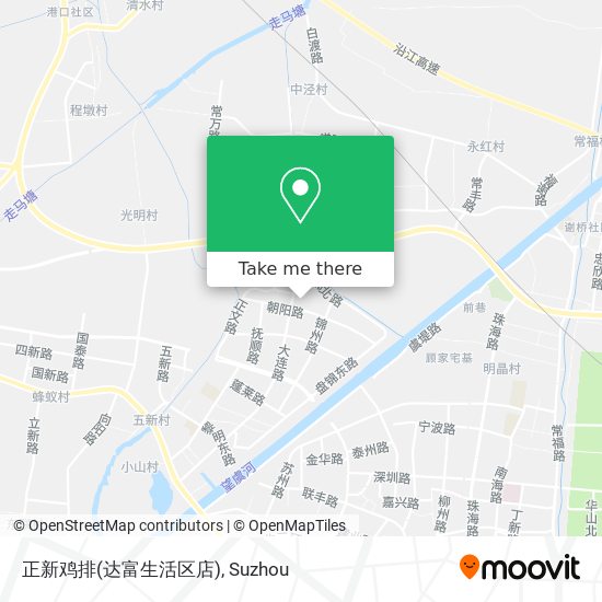 正新鸡排(达富生活区店) map