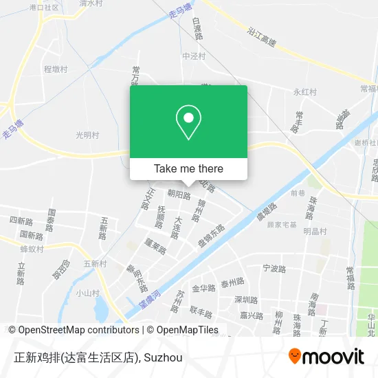 正新鸡排(达富生活区店) map