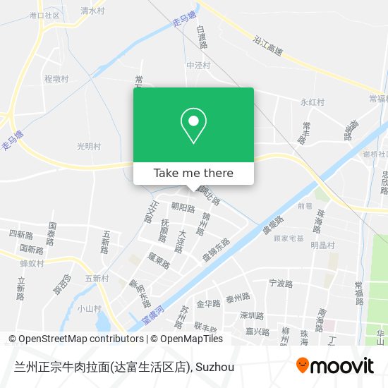 兰州正宗牛肉拉面(达富生活区店) map