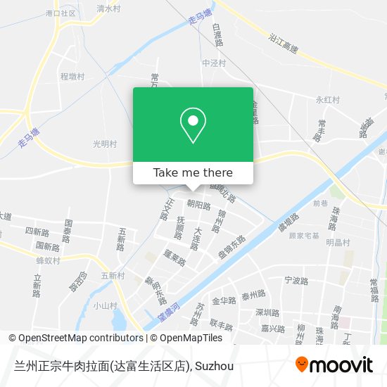 兰州正宗牛肉拉面(达富生活区店) map