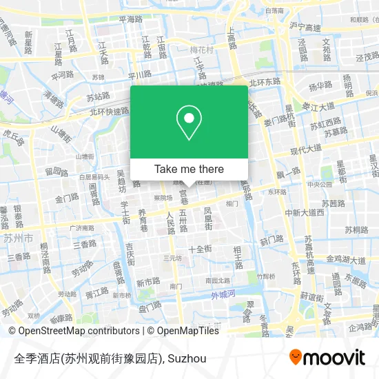 全季酒店(苏州观前街豫园店) map