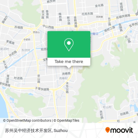 苏州吴中经济技术开发区 map