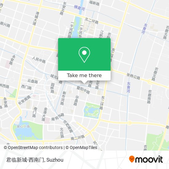 君临新城-西南门 map