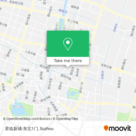 君临新城-东北1门 map