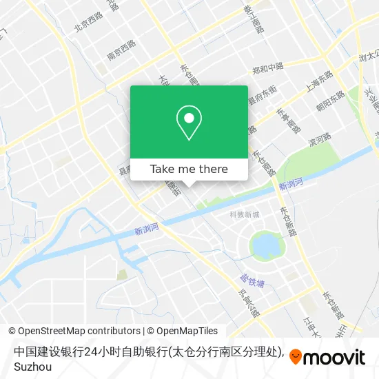 中国建设银行24小时自助银行(太仓分行南区分理处) map