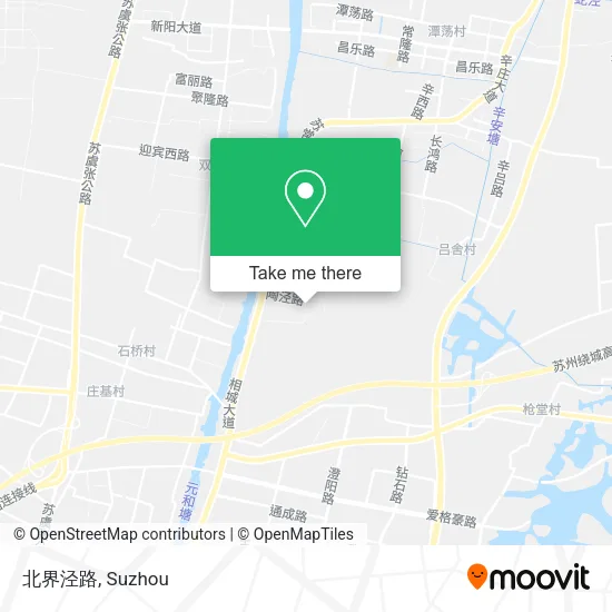 北界泾路 map