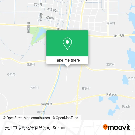 吴江市康海化纤有限公司 map