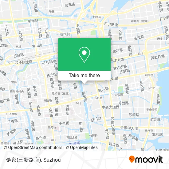 链家(三新路店) map