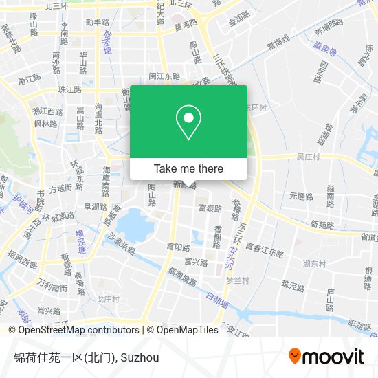 锦荷佳苑一区(北门) map