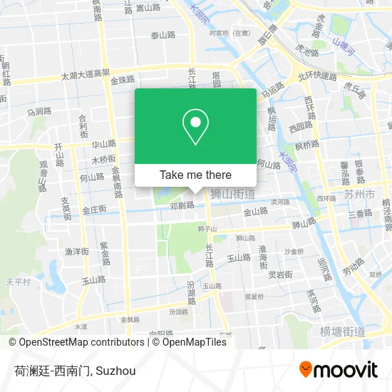 荷澜廷-西南门 map