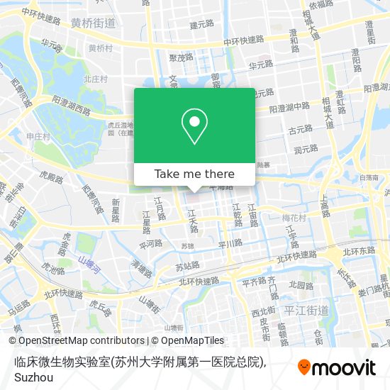 临床微生物实验室(苏州大学附属第一医院总院) map