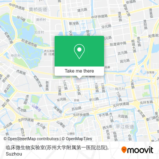 临床微生物实验室(苏州大学附属第一医院总院) map