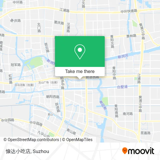 慷达小吃店 map