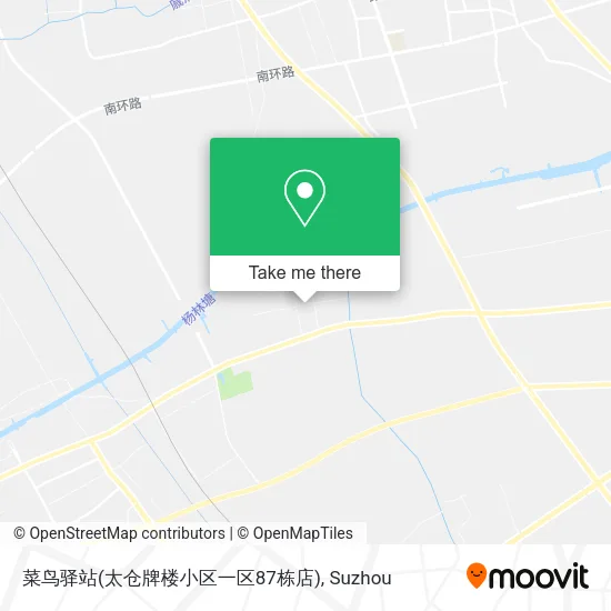 菜鸟驿站(太仓牌楼小区一区87栋店) map