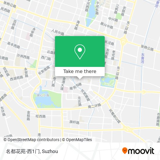 名都花苑-西1门 map