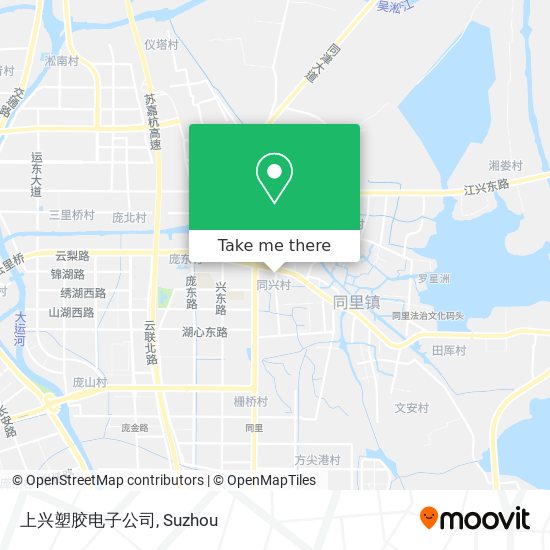 上兴塑胶电子公司 map
