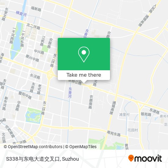 S338与东电大道交叉口 map