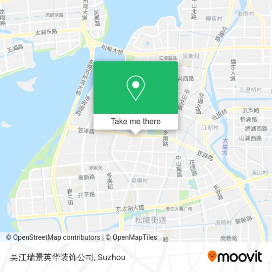 吴江瑞景英华装饰公司 map