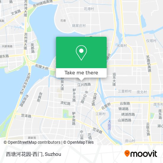 西塘河花园-西门 map