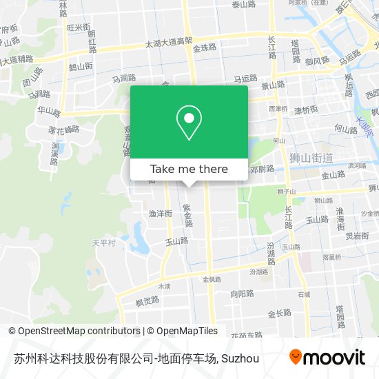 苏州科达科技股份有限公司-地面停车场 map