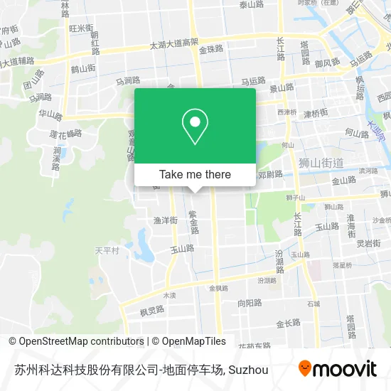 苏州科达科技股份有限公司-地面停车场 map