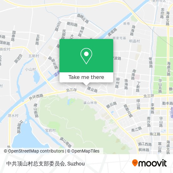 中共顶山村总支部委员会 map