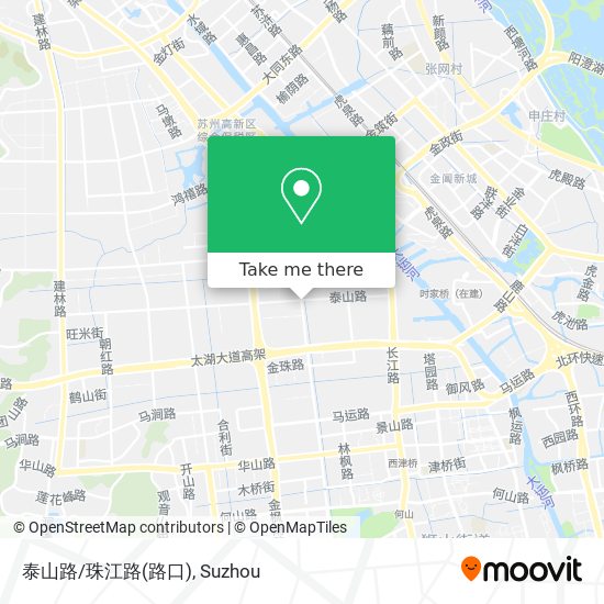 泰山路/珠江路(路口) map