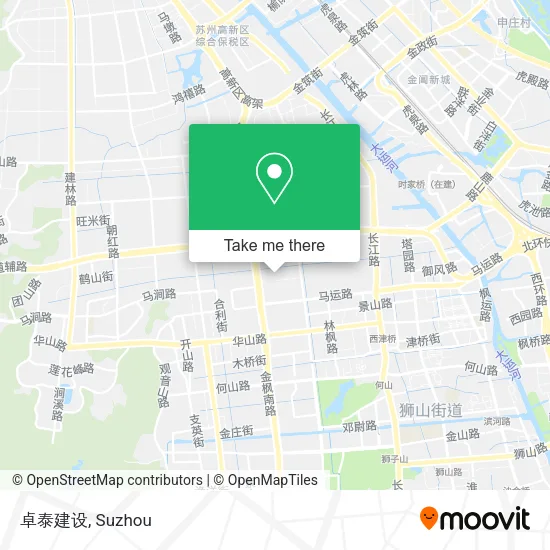 卓泰建设 map