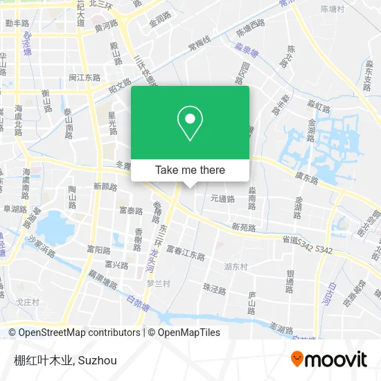 棚红叶木业 map