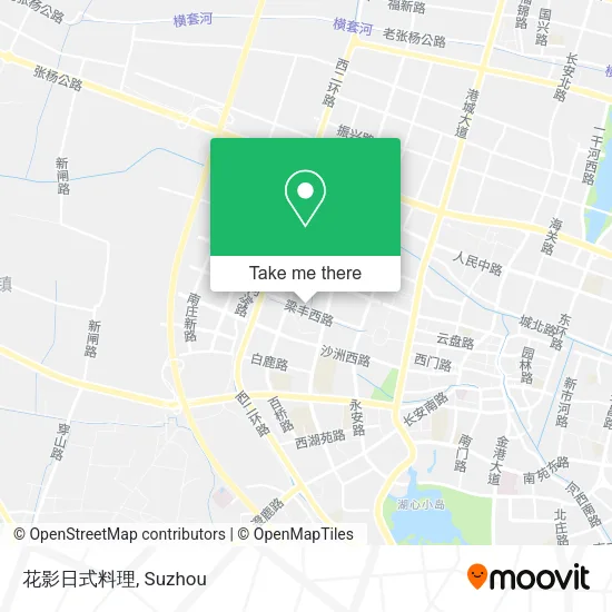 花影日式料理 map