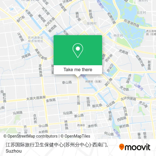江苏国际旅行卫生保健中心(苏州分中心)-西南门 map