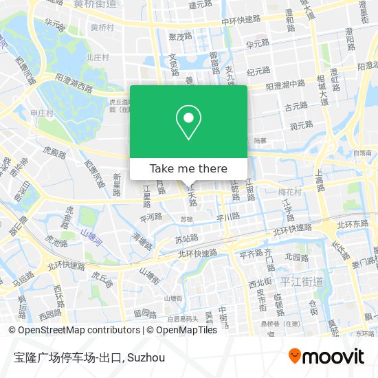 宝隆广场停车场-出口 map