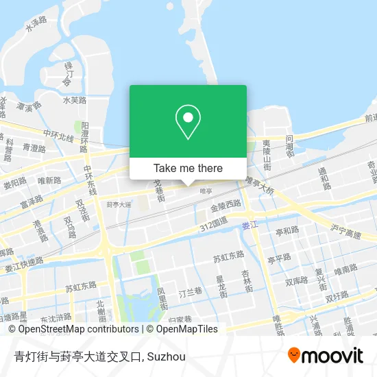 青灯街与葑亭大道交叉口 map